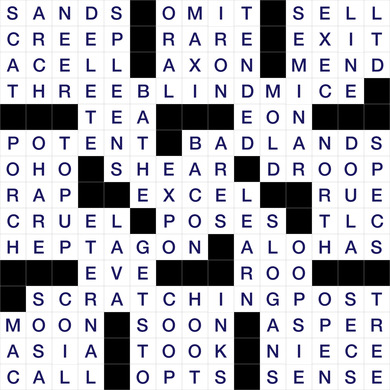 November 10, 2025 Puzzle