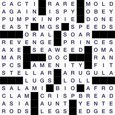 November 18, 2025 Puzzle