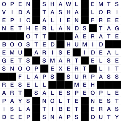 November 26, 2025 Puzzle