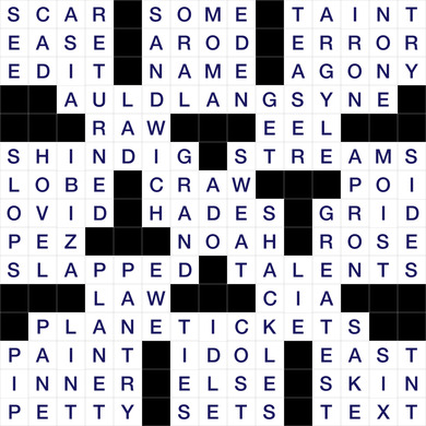 December 31, 2025 Puzzle