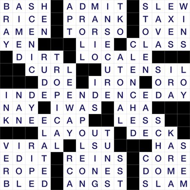 July 4, 2026 Puzzle