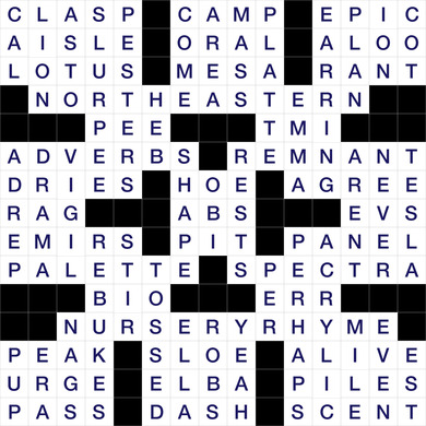 August 19, 2026 Puzzle