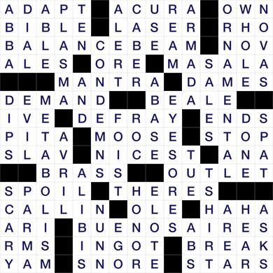 August 31, 2026 Puzzle