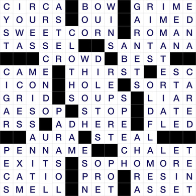 September 5, 2026 Puzzle